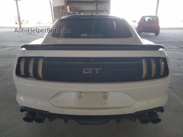 2020 Ford Mustang Gt White vin: 1FA6P8CF1L5115322