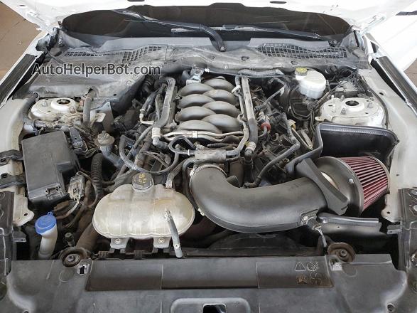 2020 Ford Mustang Gt White vin: 1FA6P8CF1L5115322