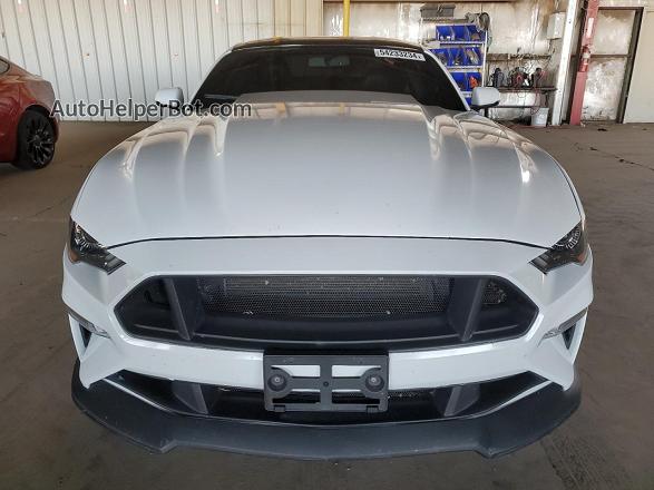 2020 Ford Mustang Gt White vin: 1FA6P8CF1L5115322