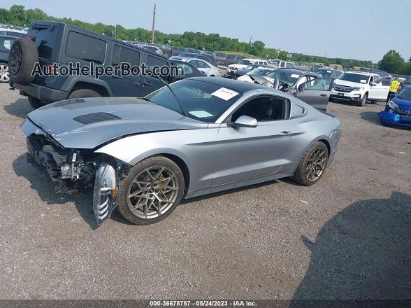 2020 Ford Mustang Ecoboost  Silver vin: 1FA6P8TH2L5127576