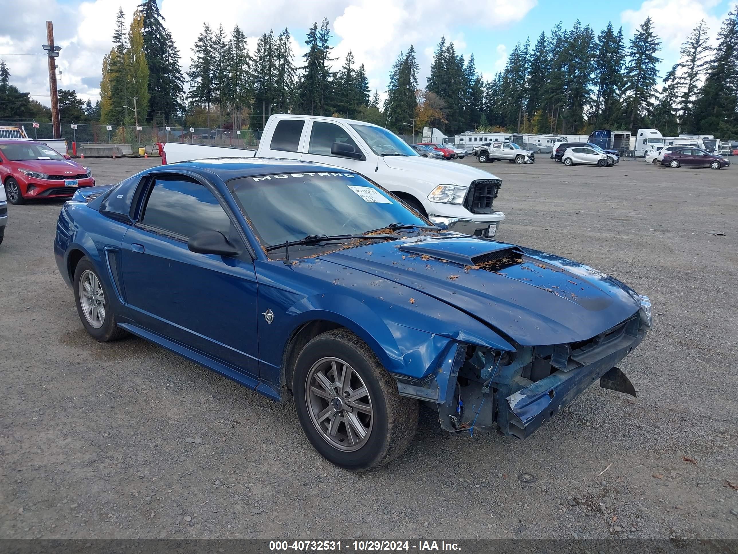 フォード MUSTANG GT メタリックブルー ecce00687b604bccb1b1a0e327c7ed