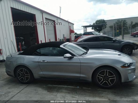2020 Ford Mustang Ecoboost Premium Silver vin: 1FATP8UH1L5147383