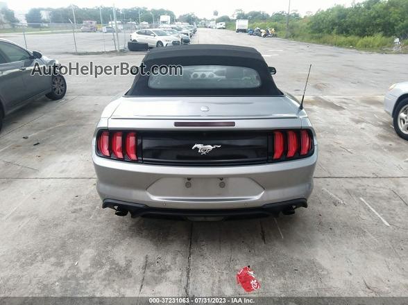 2020 Ford Mustang Ecoboost Premium Silver vin: 1FATP8UH1L5147383