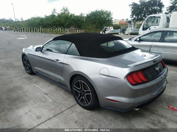 2020 Ford Mustang Ecoboost Premium Silver vin: 1FATP8UH1L5147383