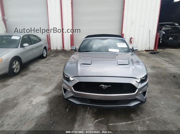 2020 Ford Mustang Ecoboost Premium Silver vin: 1FATP8UH1L5147383