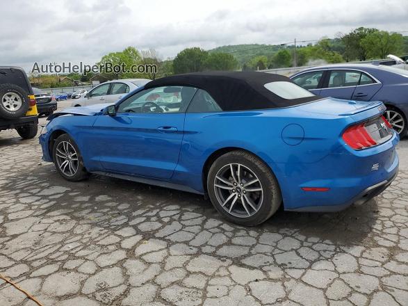 2020 Ford Mustang  Blue vin: 1FATP8UHXL5101521