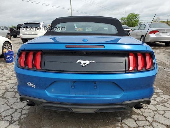 2020 Ford Mustang  Blue vin: 1FATP8UHXL5101521