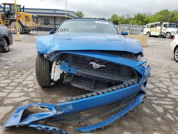 2020 Ford Mustang  Blue vin: 1FATP8UHXL5101521