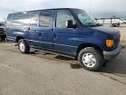 2007 Ford Econoline E350 Super Duty Wagon Blue vin: 1FBSS31L27DA83080