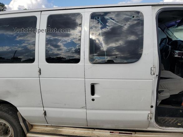 2007 Ford Econoline E350 Super Duty Wagon White vin: 1FBSS31LX7DA29123