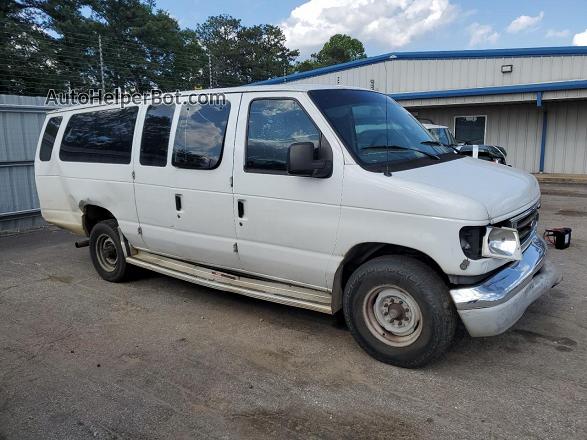 2007 Ford Econoline E350 Super Duty Wagon White vin: 1FBSS31LX7DA29123