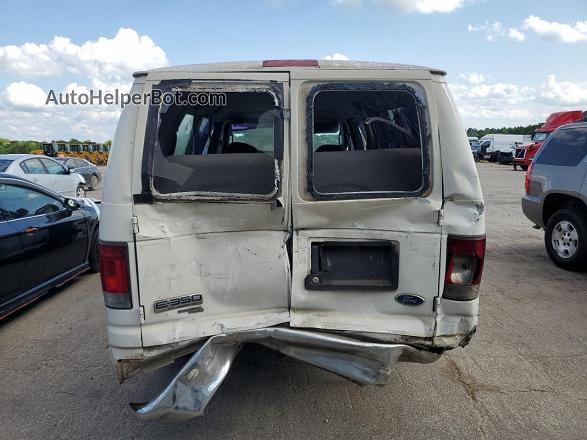 2007 Ford Econoline E350 Super Duty Wagon White vin: 1FBSS31LX7DA29123