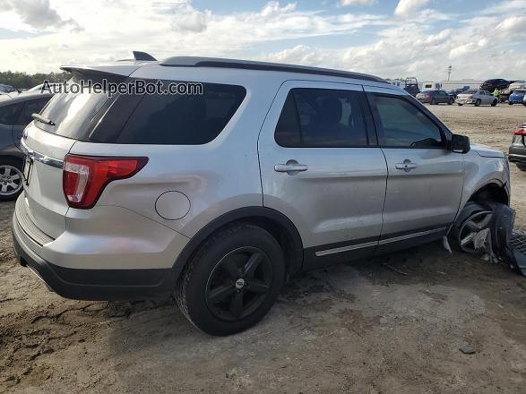 2018 Ford Explorer Xlt Silver vin: 1FM5K7D86JGA52388
