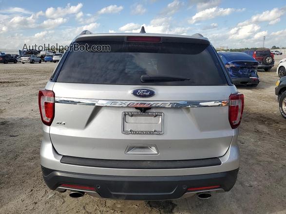 2018 Ford Explorer Xlt Silver vin: 1FM5K7D86JGA52388