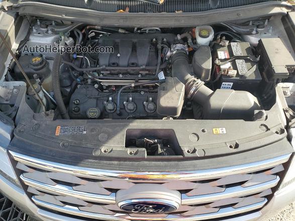 2018 Ford Explorer Xlt Silver vin: 1FM5K7D86JGA52388