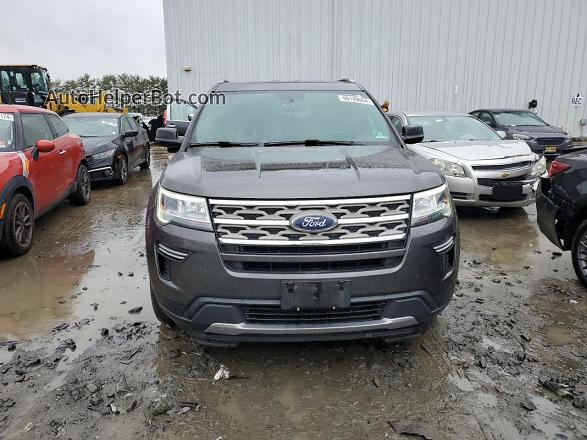 2018 Ford Explorer Xlt Black vin: 1FM5K7DH7JGB76492