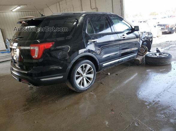 2018 Ford Explorer Limited Black vin: 1FM5K7F81JGB11358