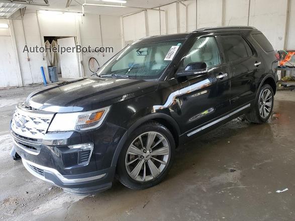 2018 Ford Explorer Limited Black vin: 1FM5K7F81JGB11358