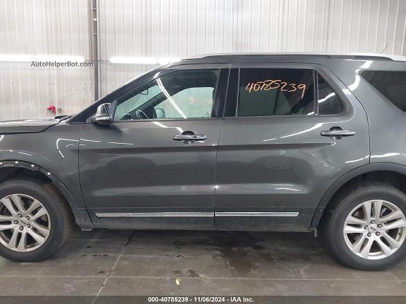 2018 Ford Explorer Xlt Gray vin: 1FM5K8D82JGC71919