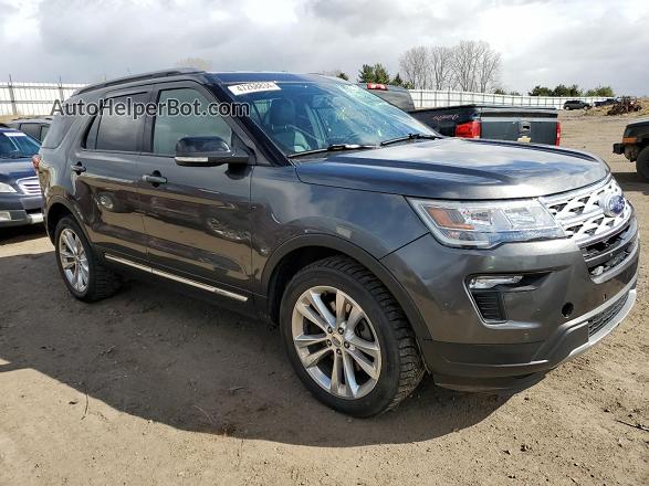 2018 Ford Explorer Xlt Charcoal vin: 1FM5K8D89JGC83999