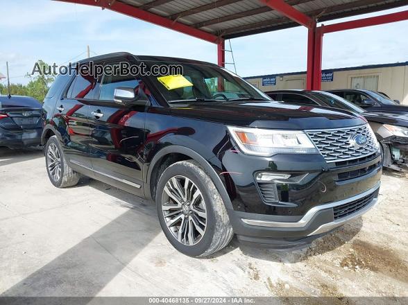 2018 Ford Explorer Platinum Black vin: 1FM5K8HT6JGC95915