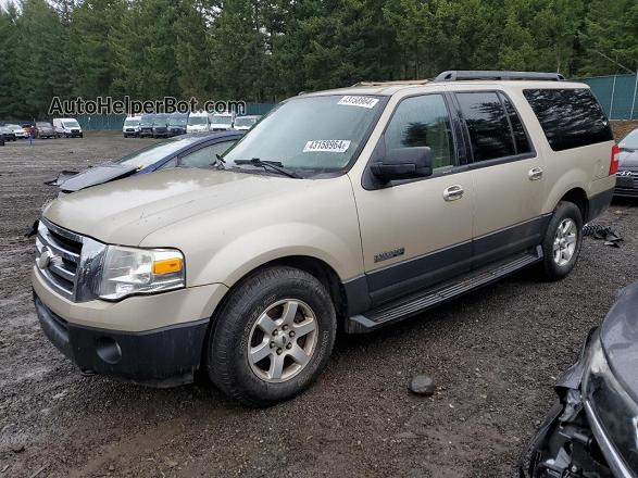 2007 Ford Expedition El Xlt Tan vin: 1FMFK16507LA19813
