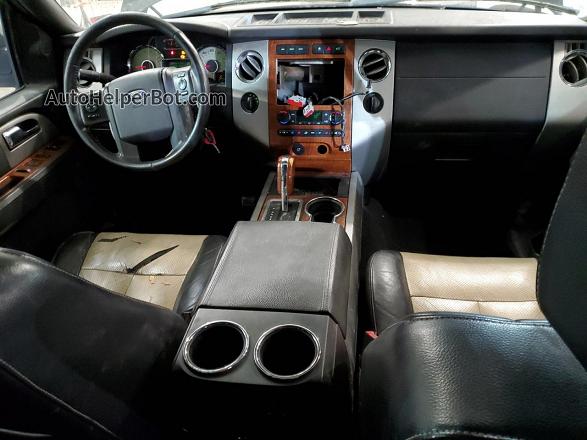 2007 Ford Expedition El Eddie Bauer Black vin: 1FMFK18567LA98711