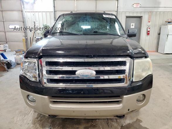 2007 Ford Expedition El Eddie Bauer Black vin: 1FMFK18567LA98711