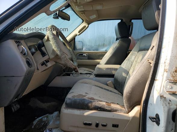 2007 Ford Expedition El Eddie Bauer Белый vin: 1FMFK18577LA79018