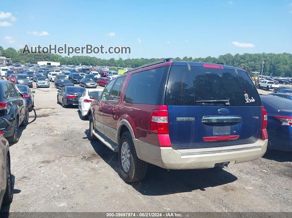2007 Ford Expedition El Eddie Bauer Red vin: 1FMFK185X7LA25258