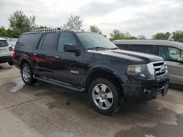 2007 Ford Expedition El Limited Black vin: 1FMFK20527LA33419