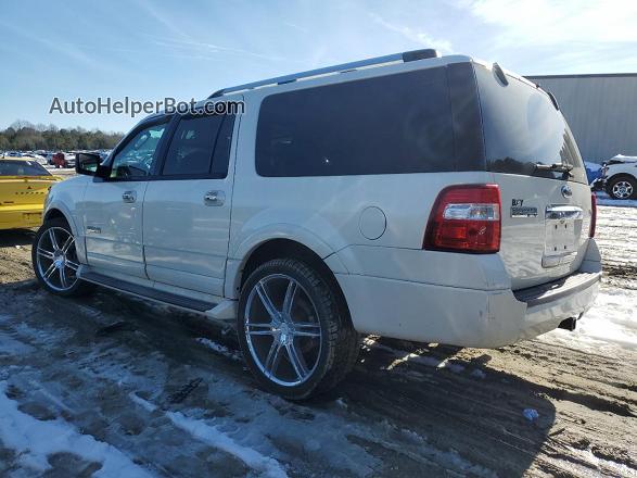 2007 Ford Expedition El Limited White vin: 1FMFK20597LA45616