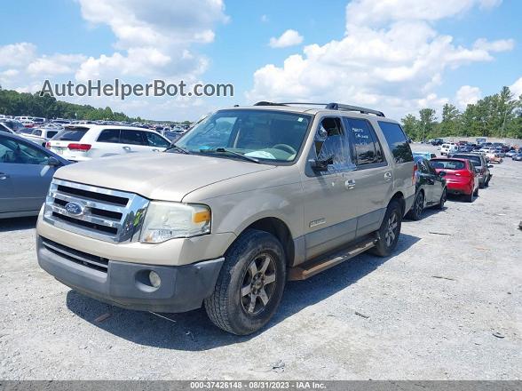 2007 Ford Expedition Xlt Beige vin: 1FMFU15507LA57747