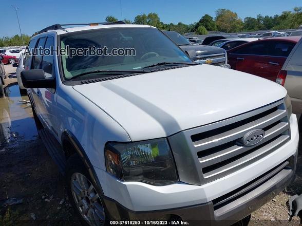 2007 Ford Expedition Xlt White vin: 1FMFU155X7LA52541
