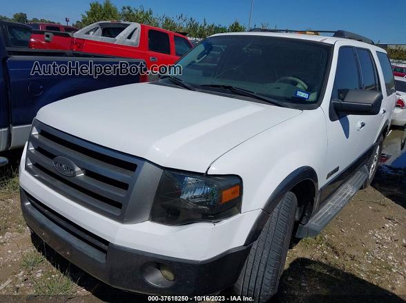 2007 Ford Expedition Xlt White vin: 1FMFU155X7LA52541
