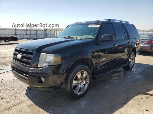 2007 Ford Expedition Limited Черный vin: 1FMFU20527LA29168