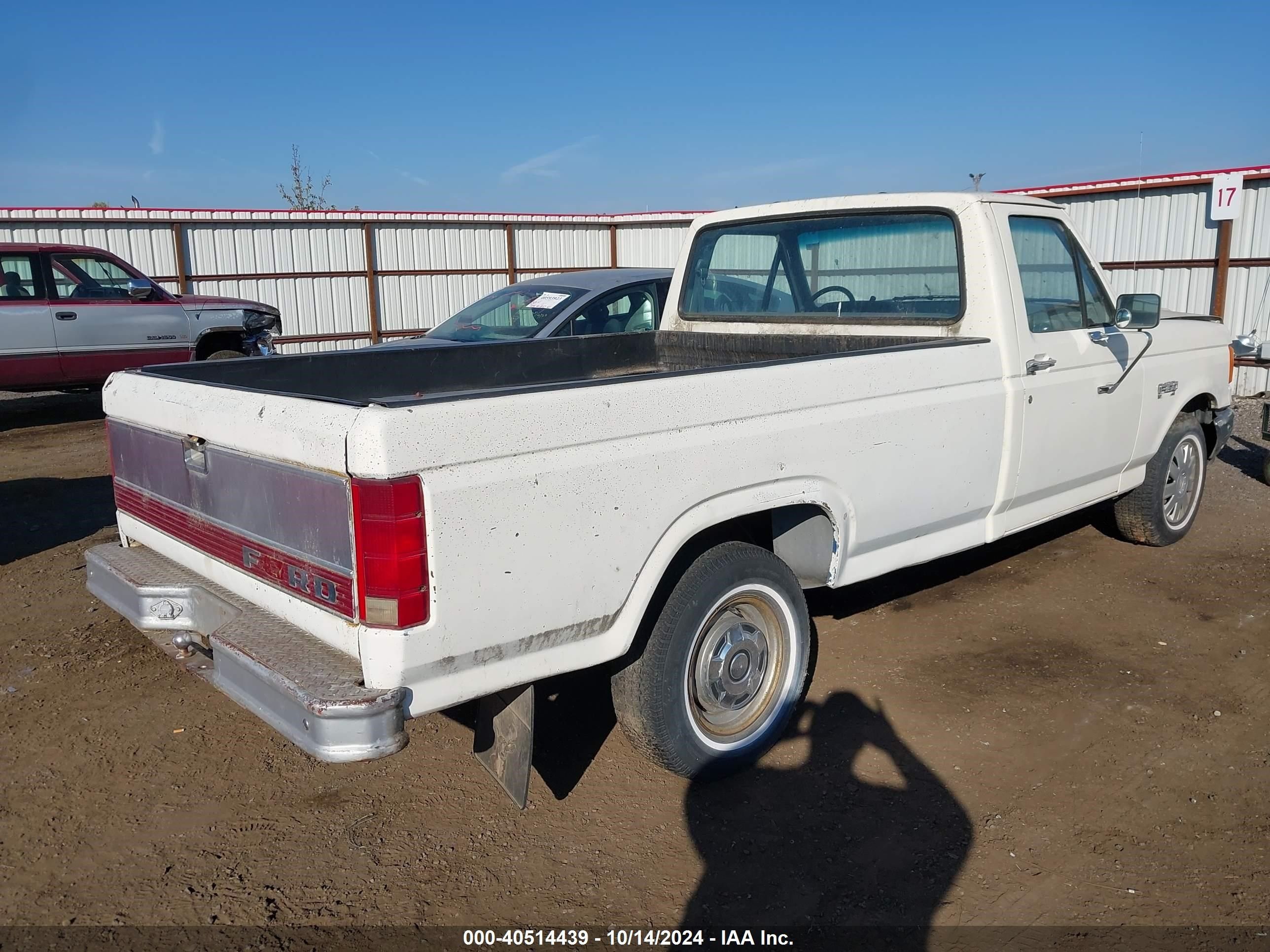 Price & History 1987 Ford F150 4.9l I6 Fi F vin: 1FTCF15Y4HPB44931