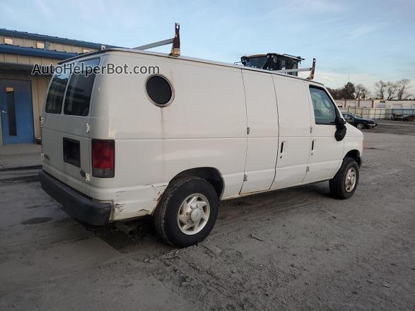 2007 Ford Econoline E150 Van White vin: 1FTNE14W27DB28576