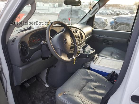 2007 Ford Econoline E150 Van White vin: 1FTNE14W27DB28576