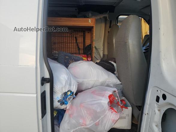 2007 Ford Econoline E150 Van White vin: 1FTNE14W27DB28576