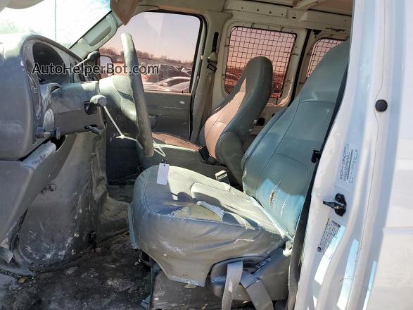 2007 Ford Econoline E250 Van White vin: 1FTNE24W87DA60029