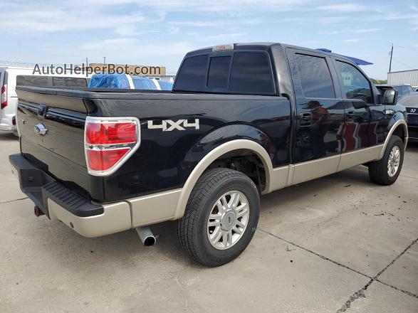 2009 Ford F150 Supercrew Black vin: 1FTPW14V39FA11450