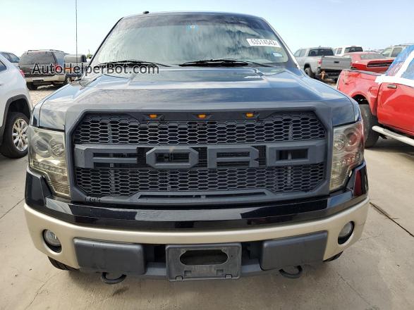 2009 Ford F150 Supercrew Black vin: 1FTPW14V39FA11450