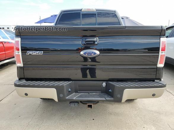 2009 Ford F150 Supercrew Black vin: 1FTPW14V39FA11450