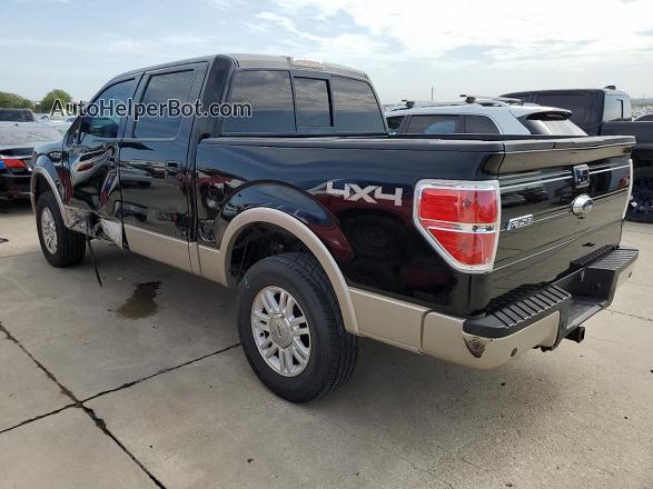 2009 Ford F150 Supercrew Black vin: 1FTPW14V39FA11450