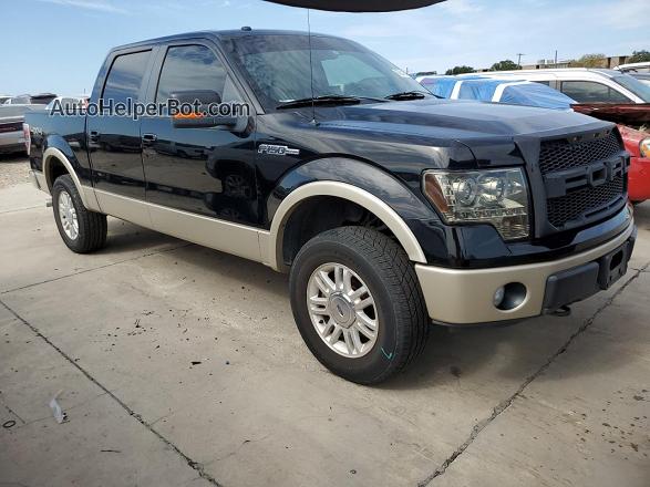 2009 Ford F150 Supercrew Black vin: 1FTPW14V39FA11450
