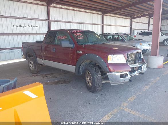 2004 Ford F-150 Fx4/lariat/xl/xlt Burgundy vin: 1FTPX14554NC49926
