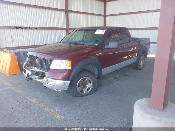 2004 Ford F-150 Fx4/lariat/xl/xlt Burgundy vin: 1FTPX14554NC49926