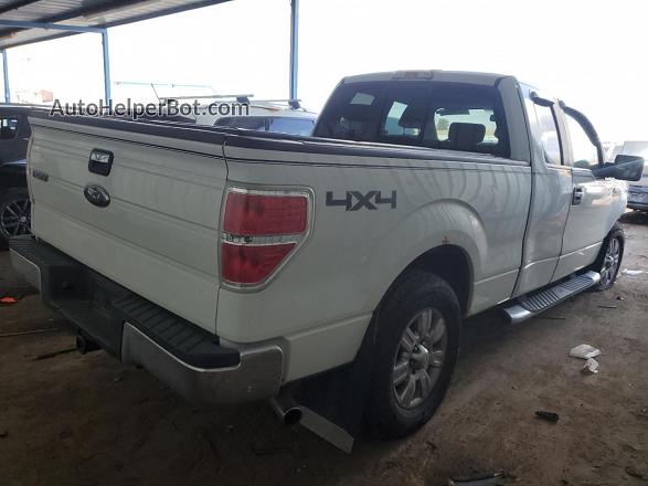 2009 Ford F150 Super Cab White vin: 1FTPX14V89FB41138