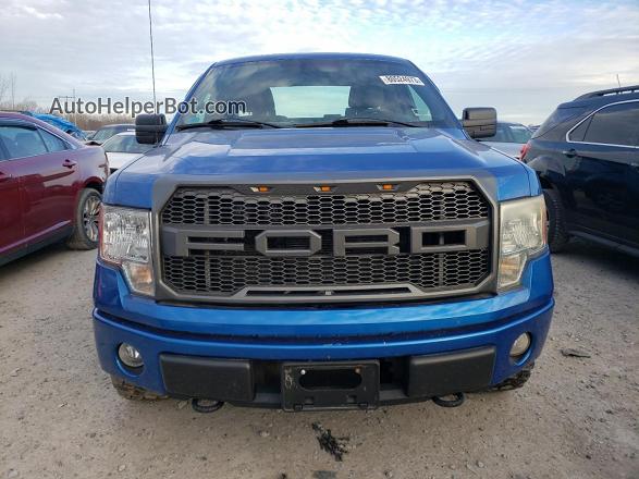 2009 Ford F150 Super Cab Blue vin: 1FTRX14W19FB19760